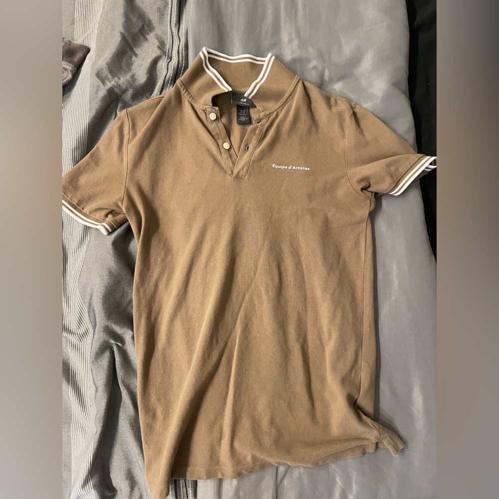 H&M XS Men’s Polo Brown